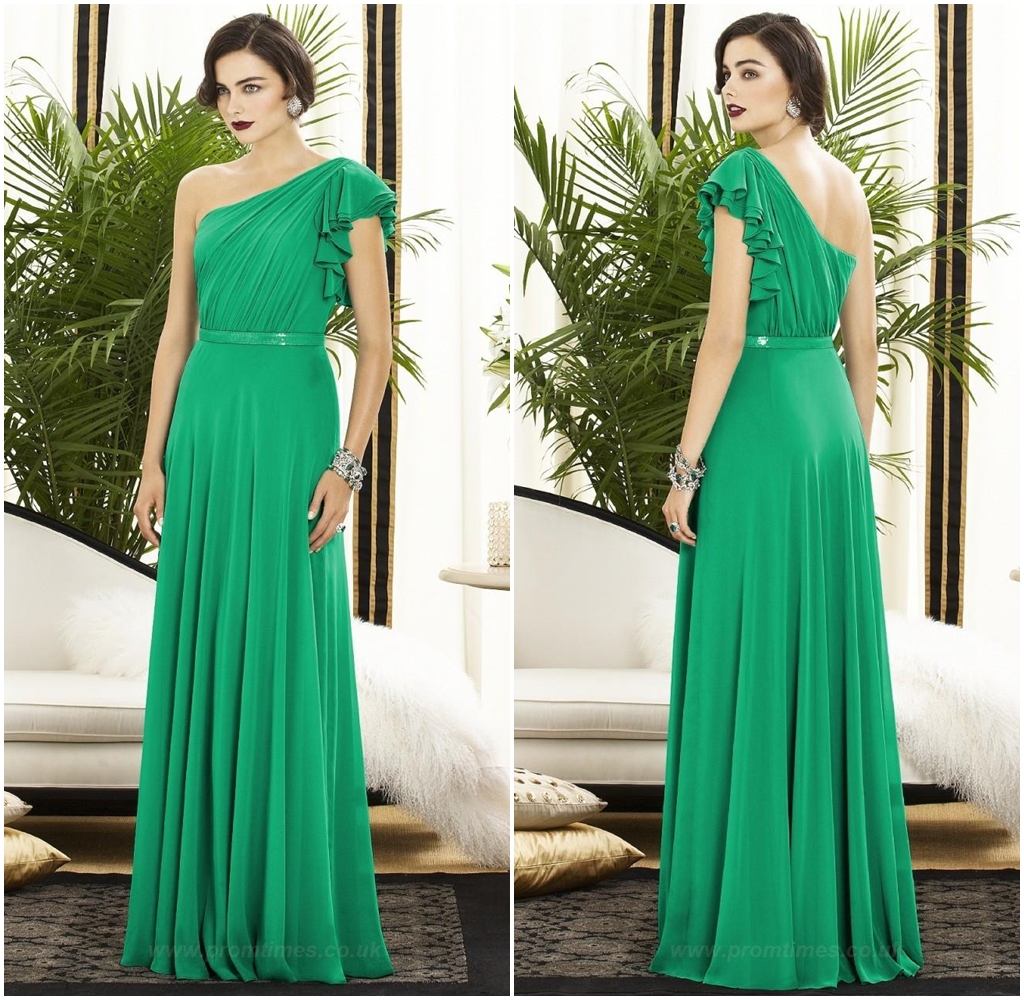 Vestido verde elegante 1